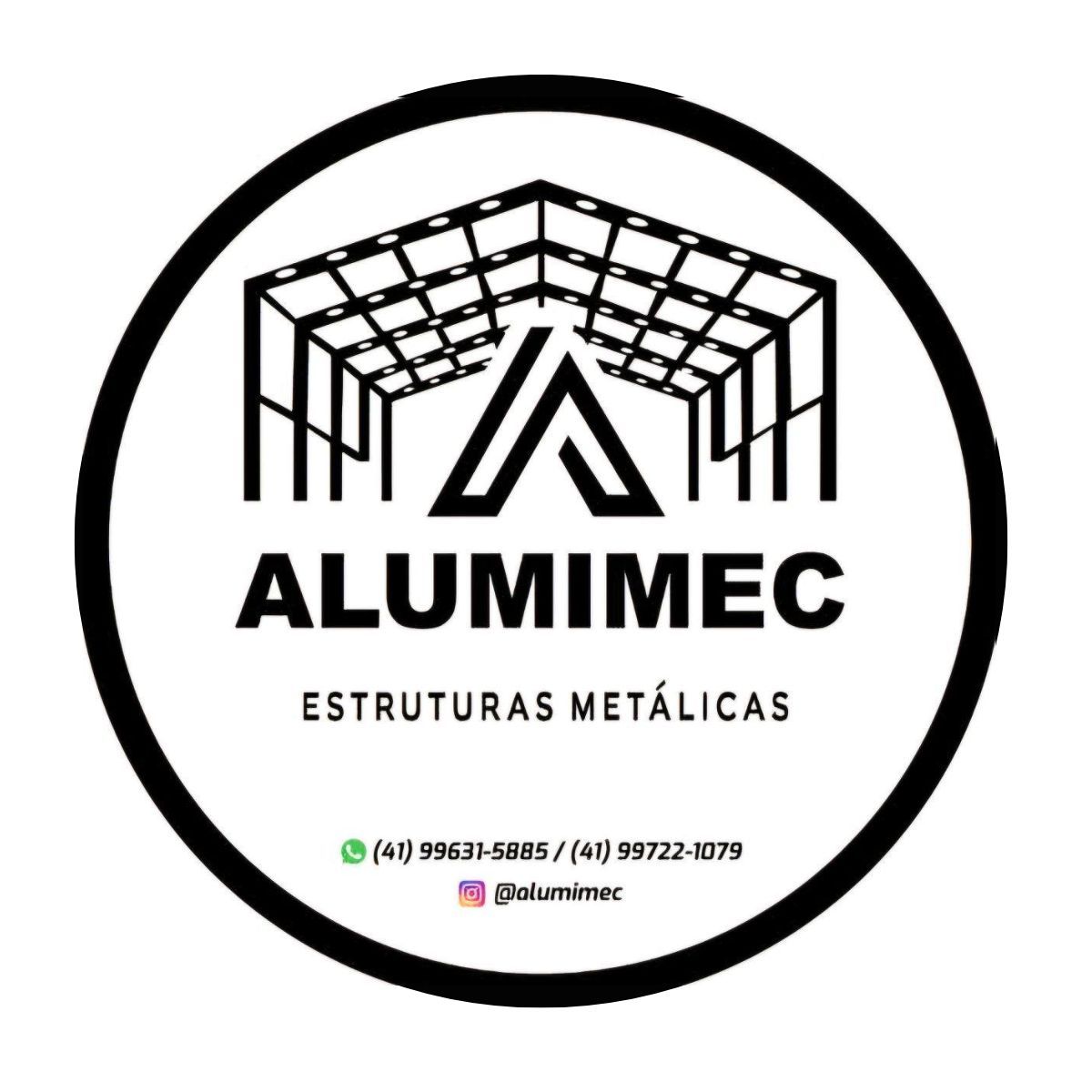 Galpão industrial metálico executado pela Alumimec